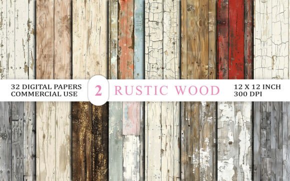 Bringing Authentic Character to Your Projects with Rustic Wood Digital Paper
