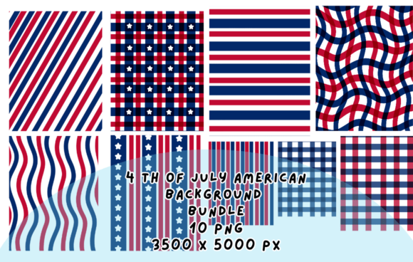 Elevate Your Holiday Projects with the 4th of July American Background Bundle
