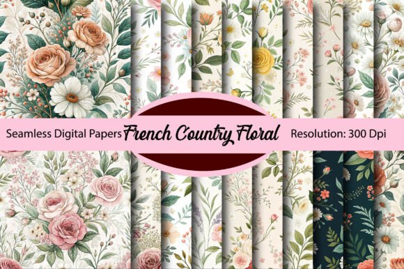 French Country Floral Digital Paper: A Designer's Field Guide