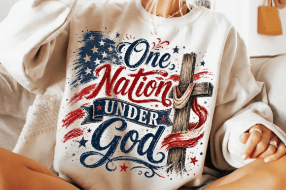 One Nation Under God PNG: A 4th of July Design Essential