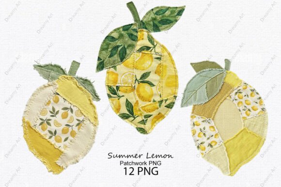 Refreshing Your Projects with Patchwork Summer Lemon PNG