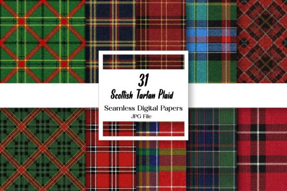 Scottish Tartan Plaid Seamless Pattern: A Timeless Design Asset