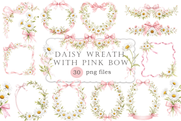 Watercolor Floral Frames PNG Pink Bow: A Designer's Guide